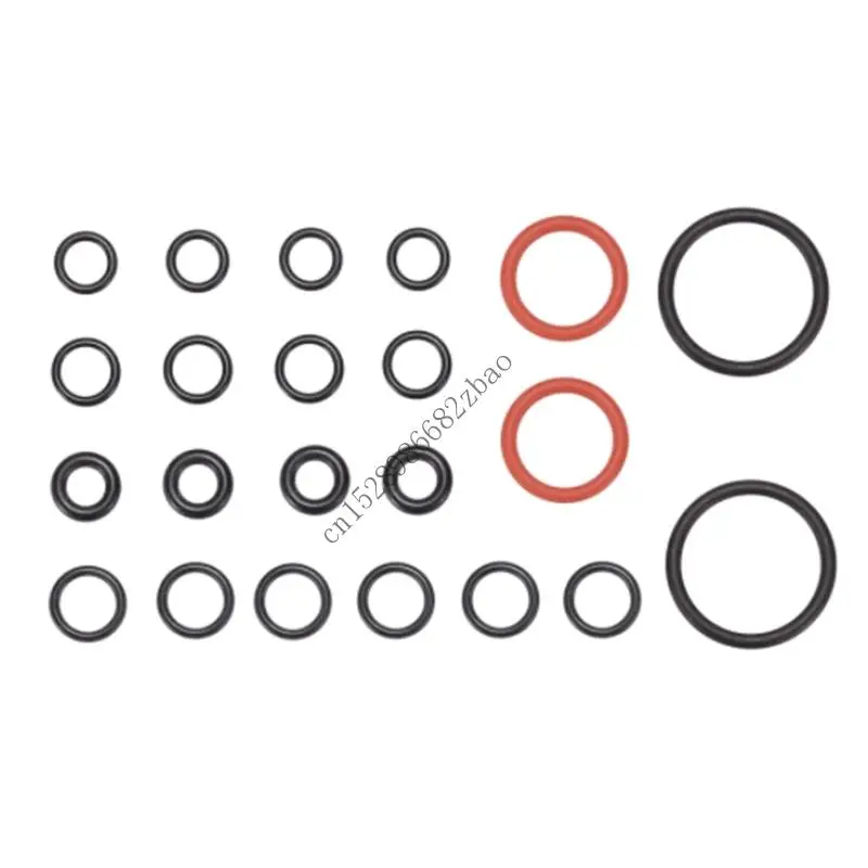 

H7EA Set of 24 Multipurpose Sealing Rings Set Sturdy Brews Group Gaskets For Automatic Coffee Equipment Repair