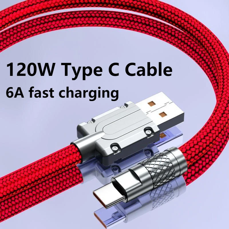USB Type-C急速充電ケーブル,120W,Huawei p50 p40 pro xiaomi Realme用