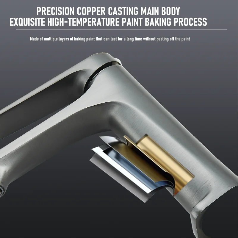 Shinesia النحاس الأساسية بالوعة الحمام صنبور مقبض واحد سطح الخيالة حوض غسيل مياه الحنفية خلاط ساخن وبارد