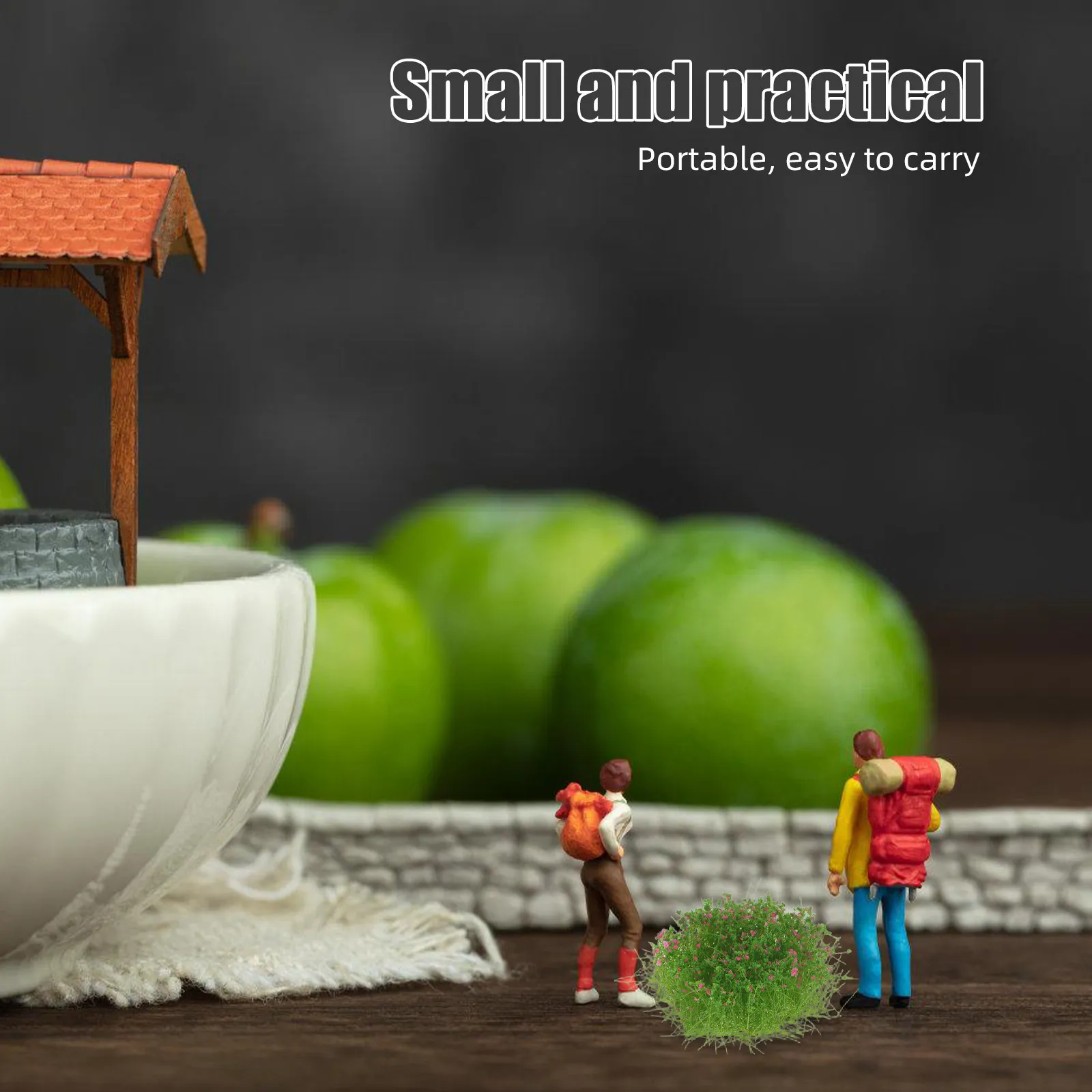 

10Pcs Miniature Decorative Grass Clusters for Architectural Sand Models Diorama Crafting Outdoor Scene Building Simulation