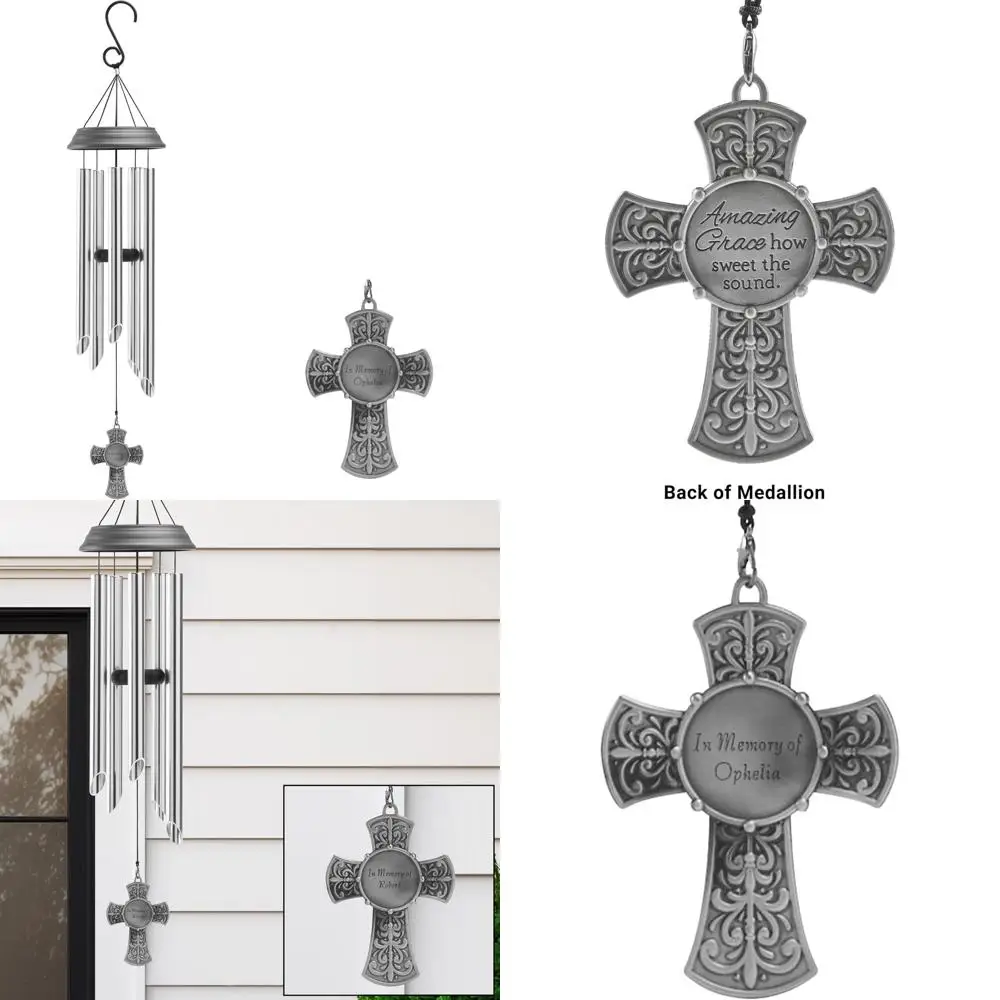 custom engraved memorial wind chime - 30