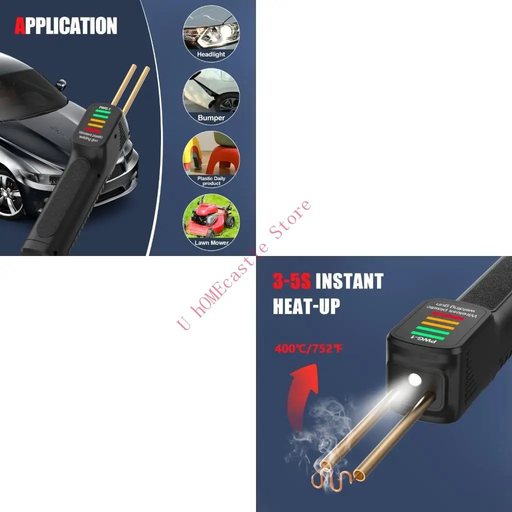 

63HF 300W Wireless Plastic Welding Guns Car Bumper Repair Plastic Welding Equipment Welding Guns for Auto Bumper Plastic