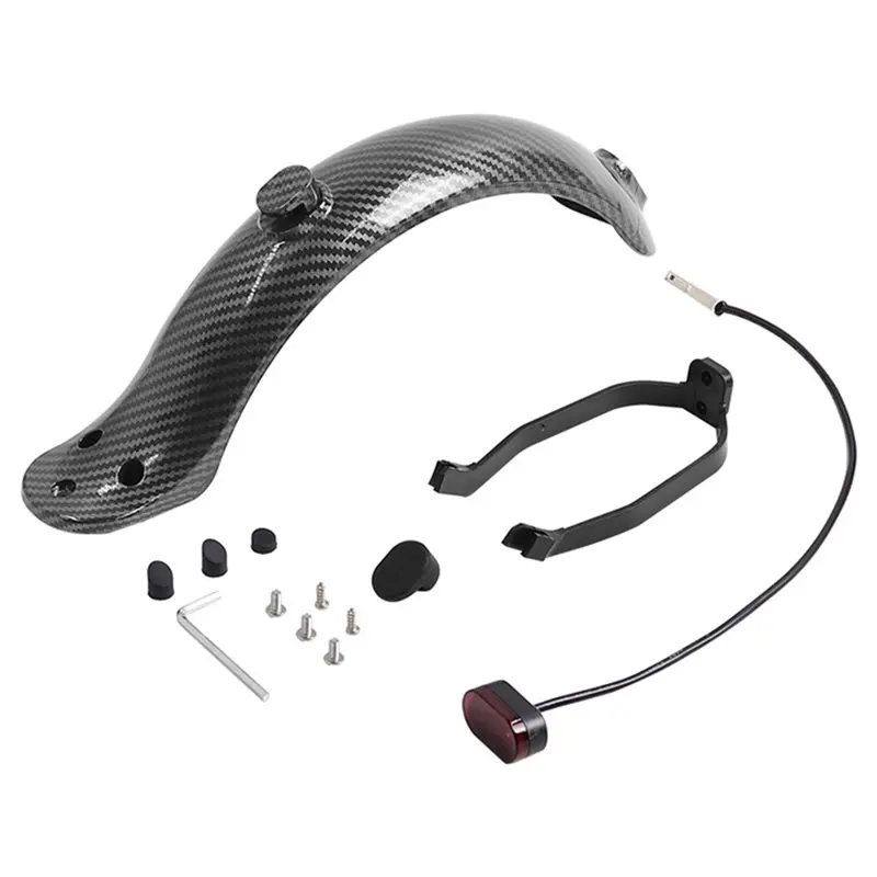 NEW HOT In Stock-Electric Scooter Rear Fender Mudguard Kit For M365/M365 Pro Tyre Splashproof Bracket Set