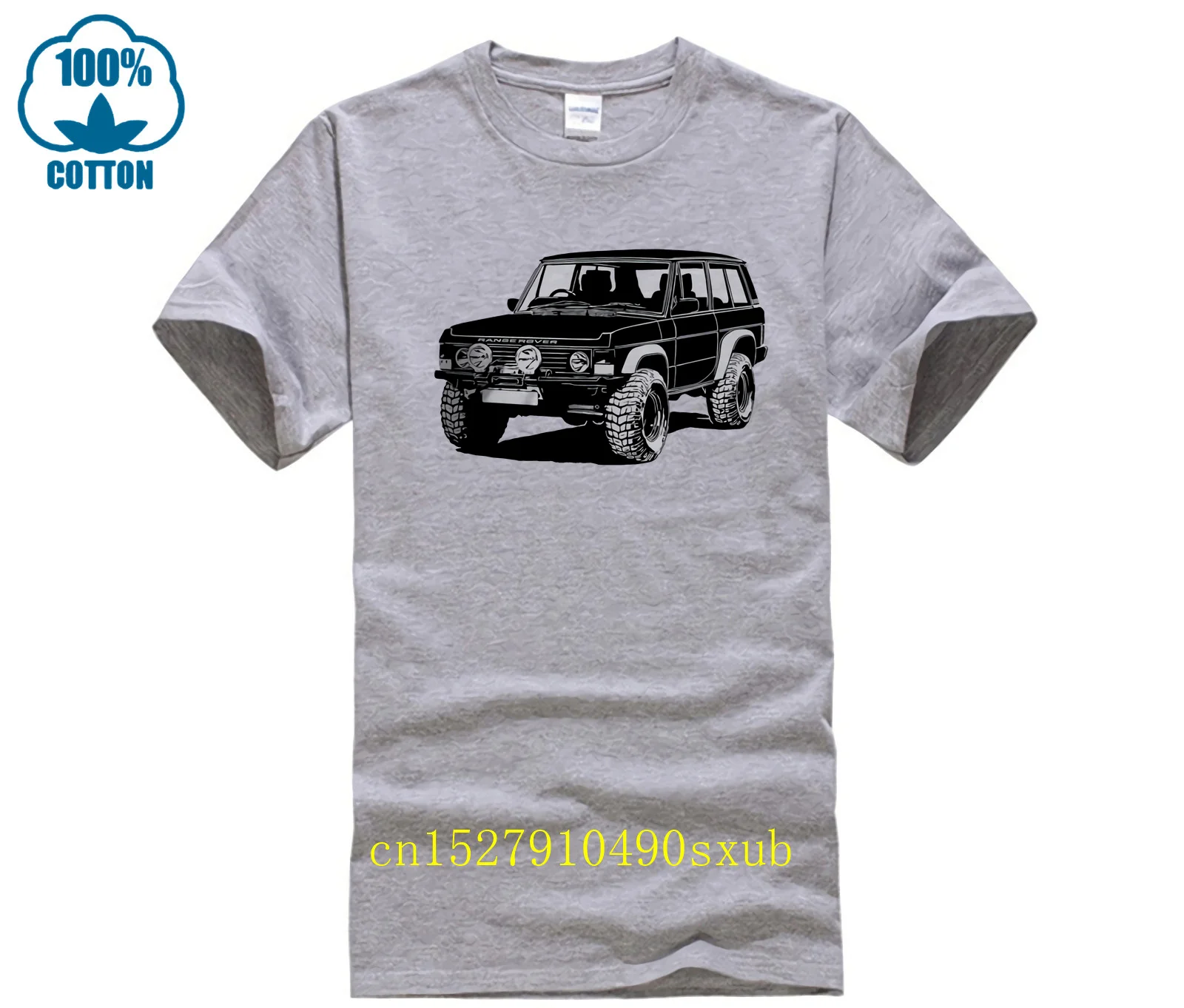 Land Rover Range Rover Off Road Classic t-shirt in morbido cotone a 3 porte Multi colori