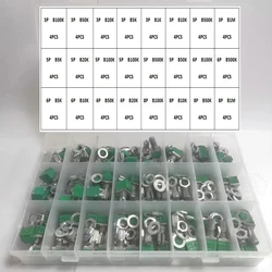 288Pcs RV097NS 3 5Pin 6 8 RK097NS 1K 5K 10K 20K 50K 100K 500K 1M With A Switch Audio Shaft 15mm Amplifier Sealing Potentiometer