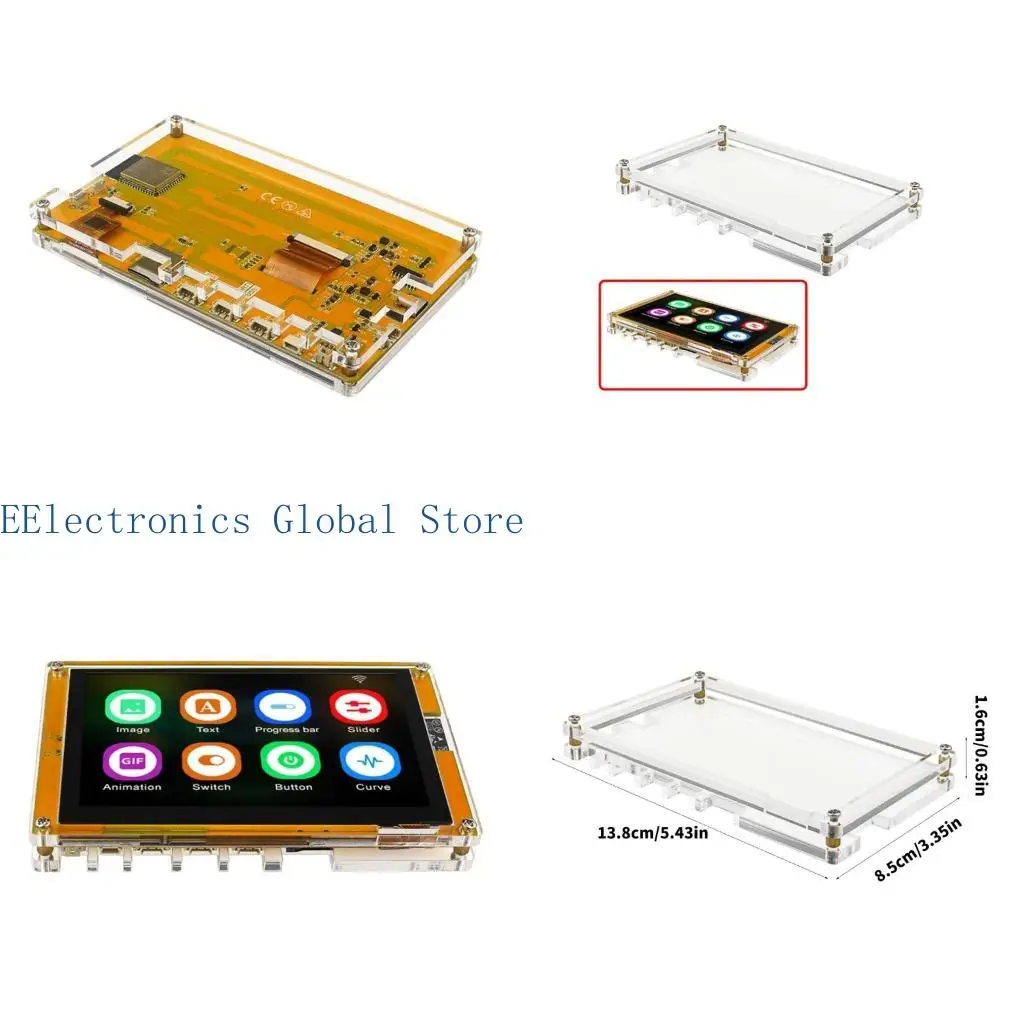 462B 5'' Acrylic Housing for ESP32 Development Board Suitable for Various Applications
