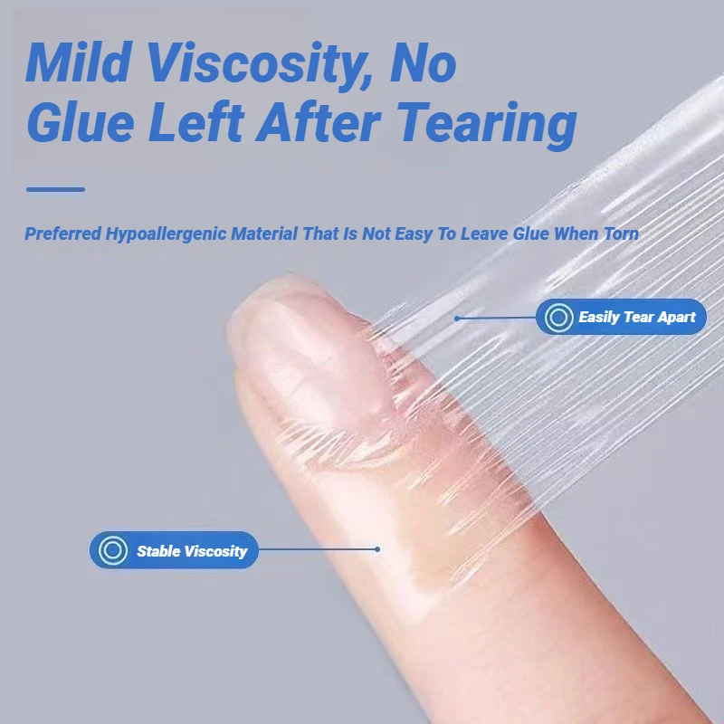 1 Rolle transparentes, selbstklebendes Band aus PU-Material, tragbarer Fingerschutz, Anti-Reibungs-Aufkleber für Baden und den täglichen Gebrauch – Detail 4