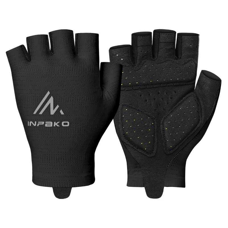 AliExpress INPAKO Cycling Half Finger Gloves Men Road Bike Riding Shock-Absorbing Gloves Women Summer Breathable Gloves Cycling Equipment