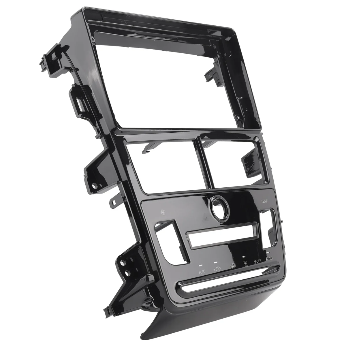 2 Din Car Radio Fascia Frame Adapter for Toyota Vios Yaris 2018-2020 RHD 9 INCH Screen DVD Player Fitting Panel Kit(AT)