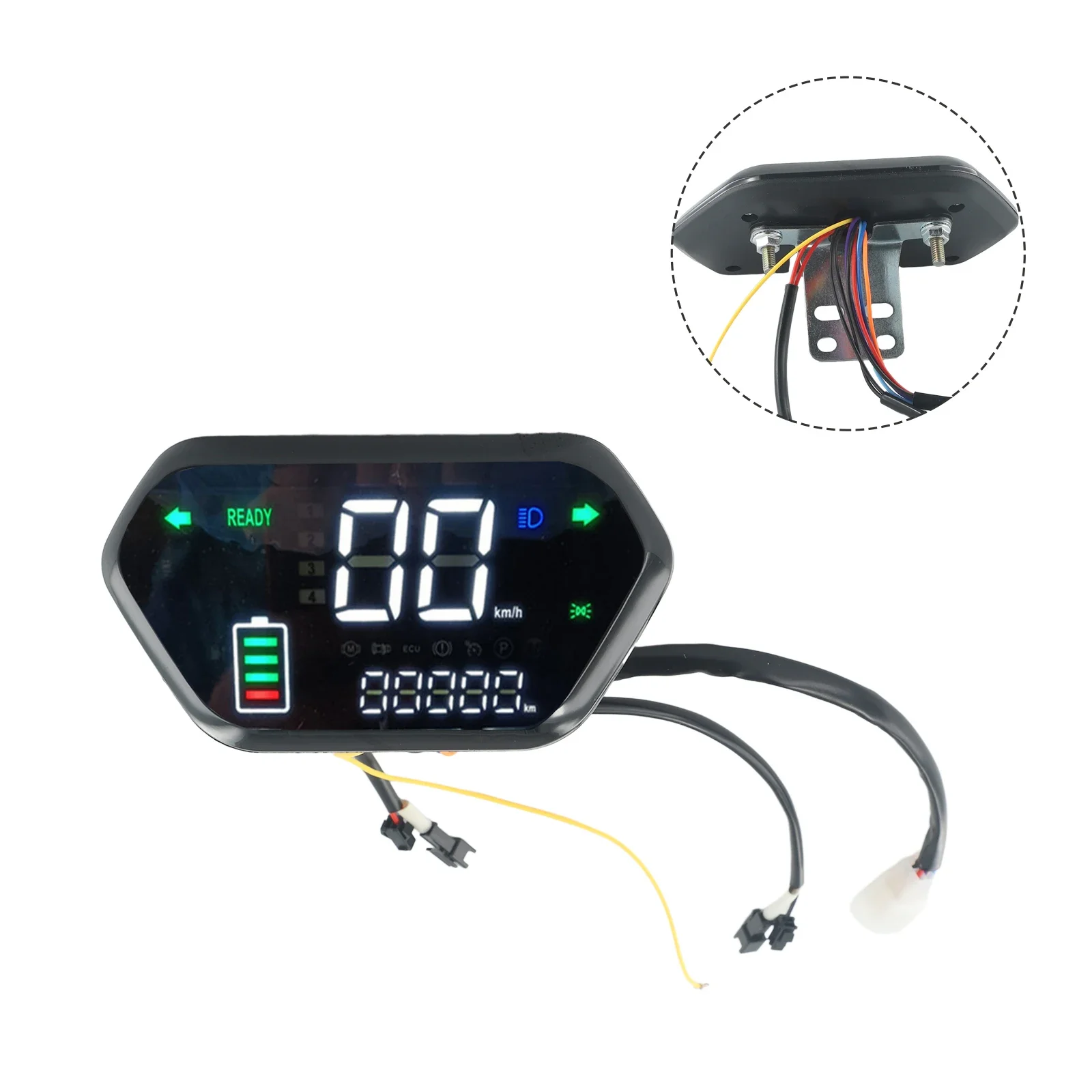 

1pc Display 48V 60V 72V LCD Display Meter Control Panel For EBike Electric Scooter Motor Electric Bike Accessories