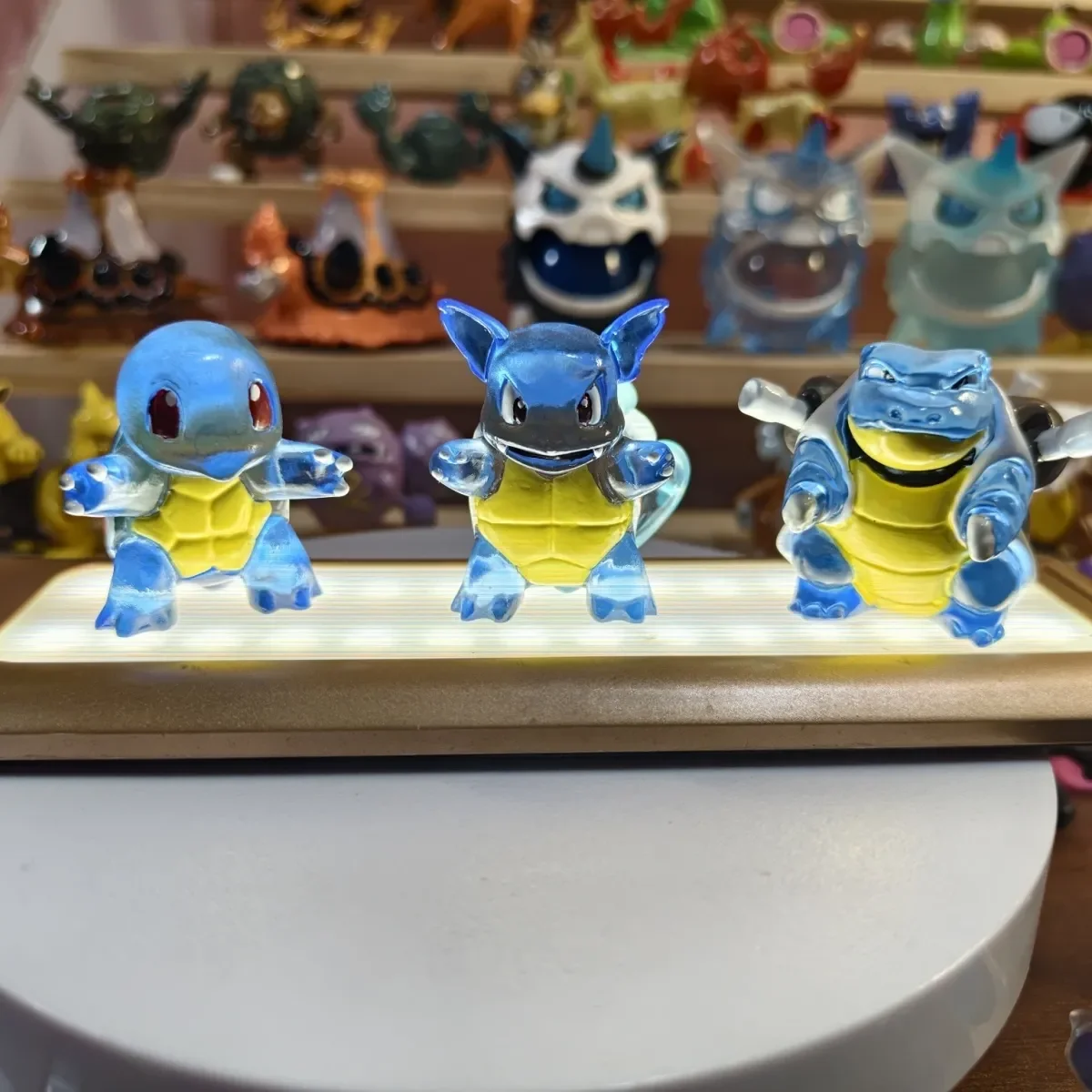 

Squirtle，Wartortle，Blastoise，Mega Glalie，Mega Camerupt，Haunter，Magikarp， Model Collection High Quality Ornament Desk Toys Gift