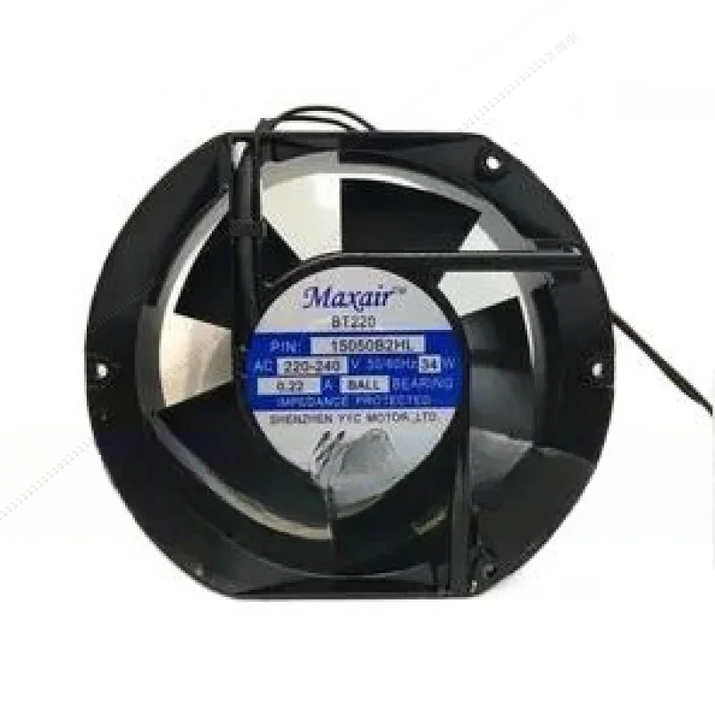 W 2 Pcs New Original Maxair/BT 15050B2HL AC Cooling Fan 15050B2H 220V 34W Ball