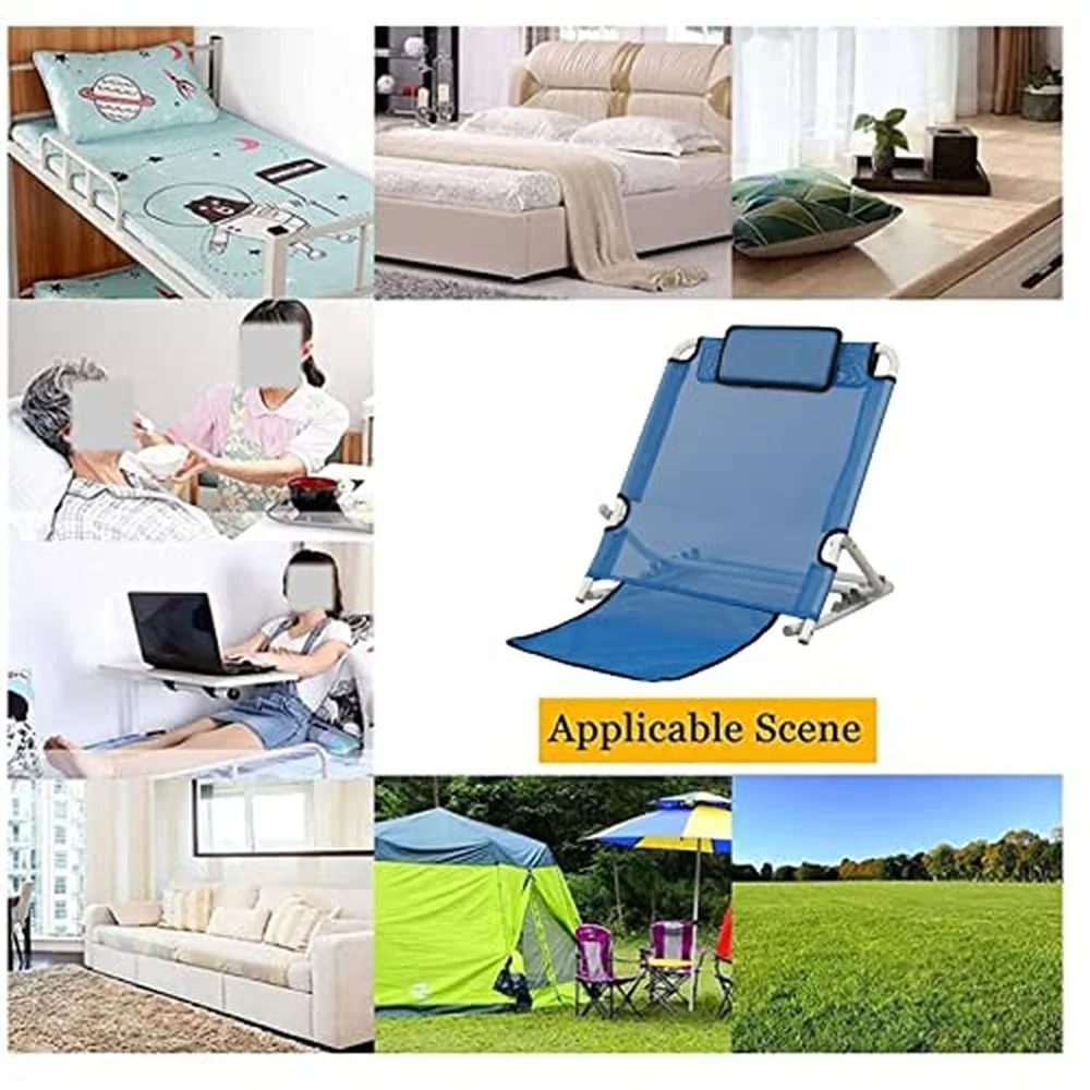 Adjustable Bed Backrest Lifting Bed Backrest Portable Folding Adjustable Sit Up Back Rest Multi Function Back Rest Bed