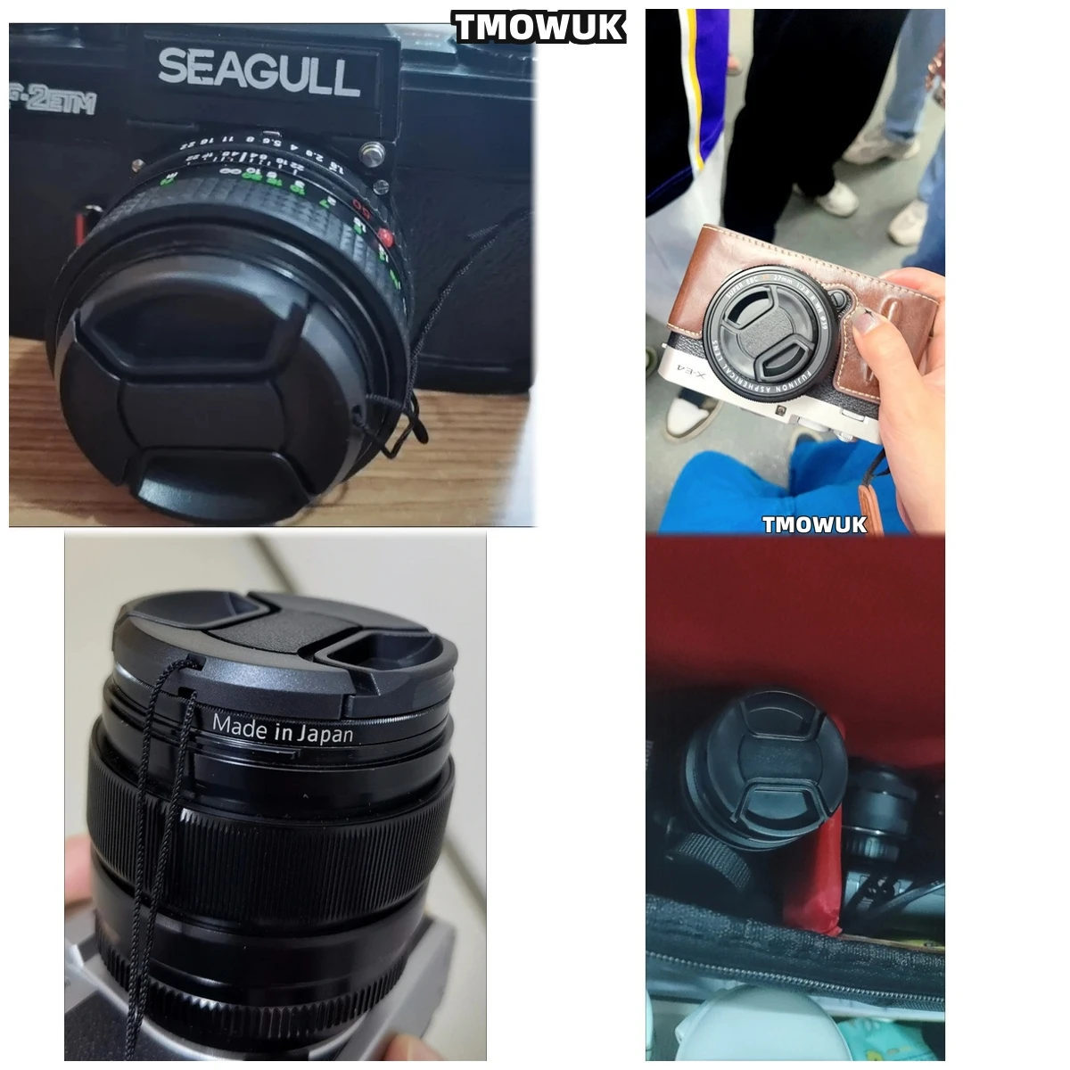 

For SONY A9M3 A7SIII A7R A7CL A580 A380 A58 A65V Camera Lens Cap Protective Cover Center Pinch Snap-on 49mm 52 55 58 62 67 72 77