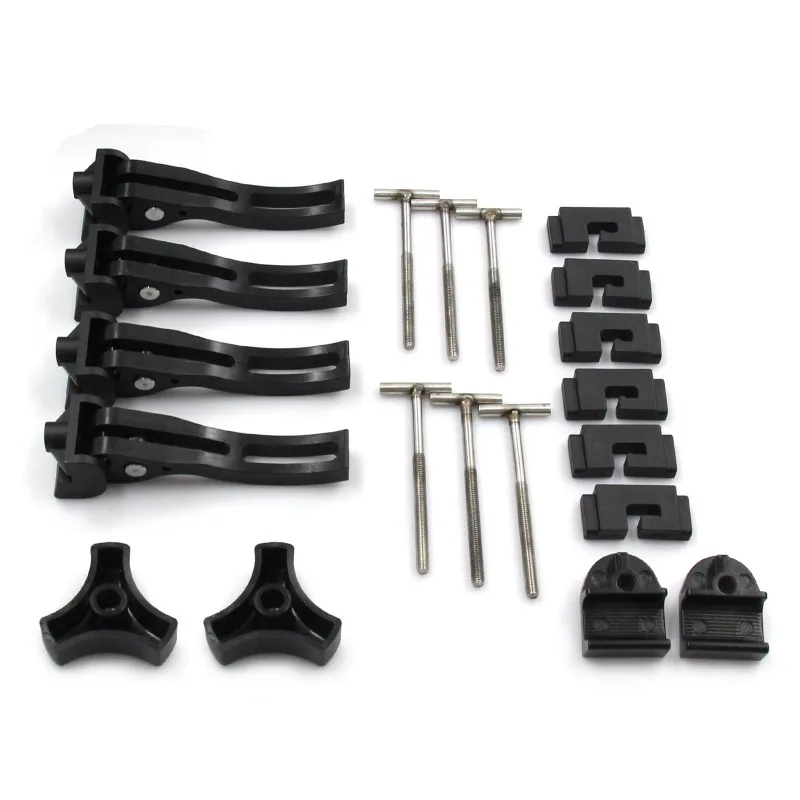 Universal Hard Tri-Fold & Quad-Fold Truck Bed Cover Kit Durable T-Bolt Nut Fastener Replacement Maintenance Accessories
