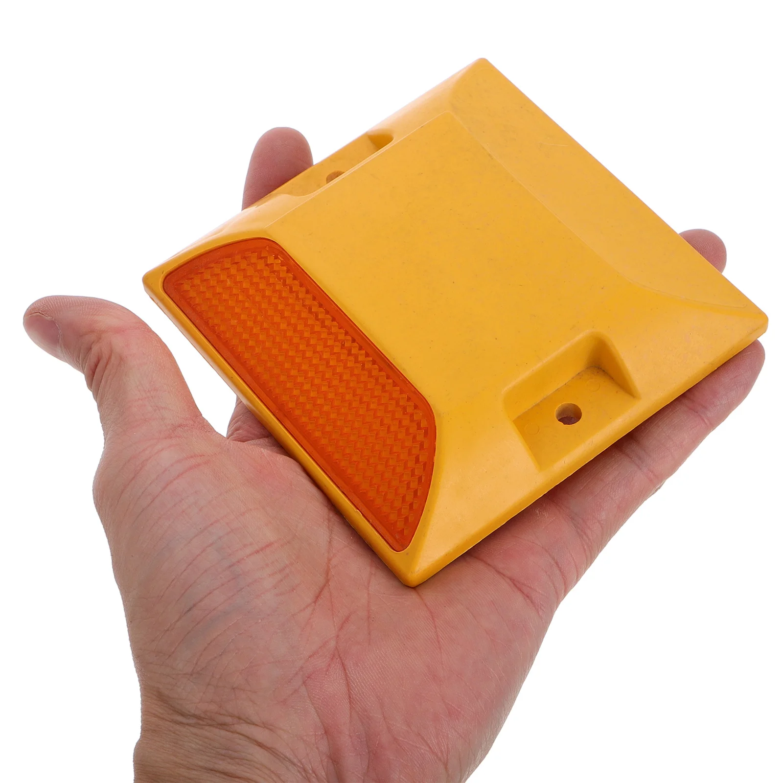 2 шт. светоотражающие дорожные шпильки с приподнятым дизайном, пластиковые маркеры для подъездных дорожек, ночная видимость, управление движением