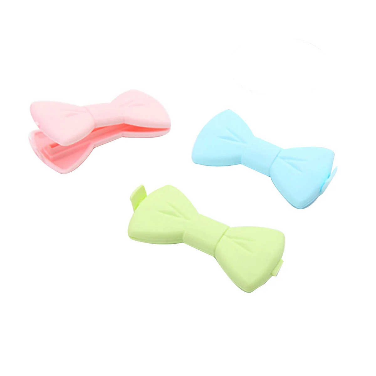 

10Pcs Per Pack Sealing Clips, Creative and Exquisite Food Bag Sealing Clip, Bow-knot Shaped Plastic Sealer Clips to Keep Food Fr