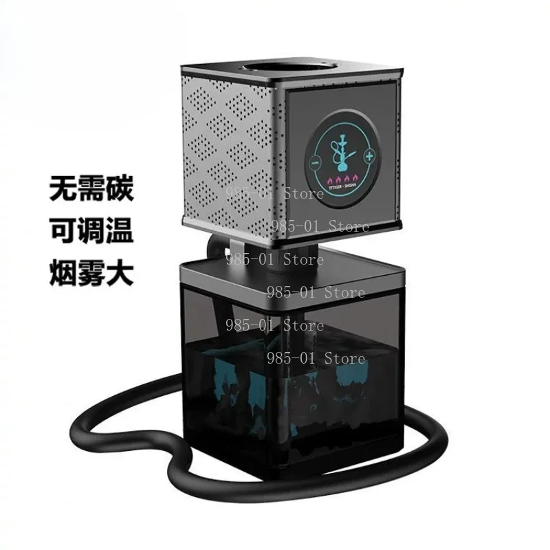 Intelligent acrylic heating hookah holder, rapid heating and temperature control electronic heating pot design