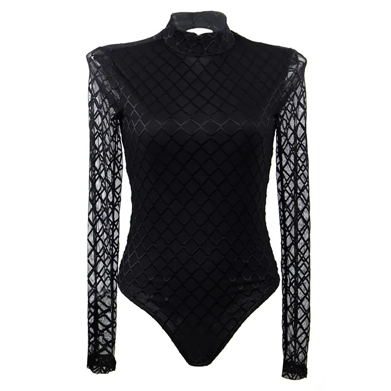 office-lady-black-bodysuit-long-sve-bodycon-plaid-woman-b-fashionable-business-women's-bag-stylish-plaid-design-handbag