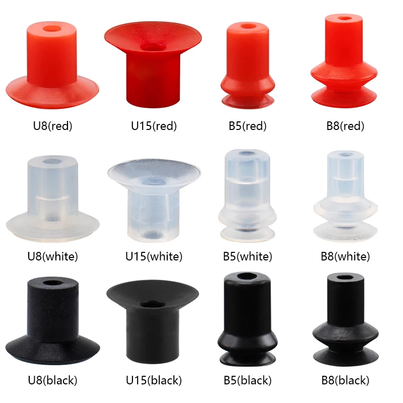 

10pcs/lot PIAB U&B Ripple Vacuum Suction Cup U8 U15 B5 B8 B10 B15