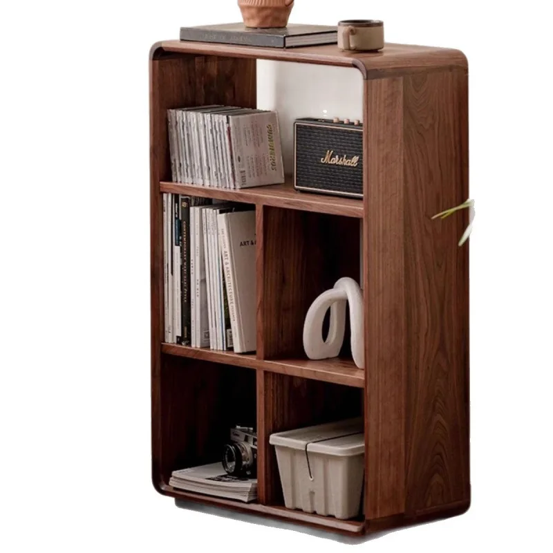 

Walnut, solid wood, bookcase, locker, storage, modern