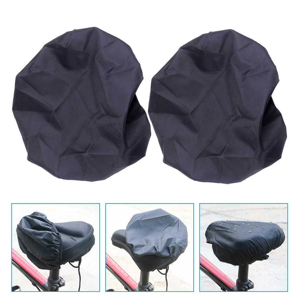 

2Pcs Bike Seat Cover Rainproof Saddle Accessories Waterproof Protective Seat Protector Nylon Cover for Mountain