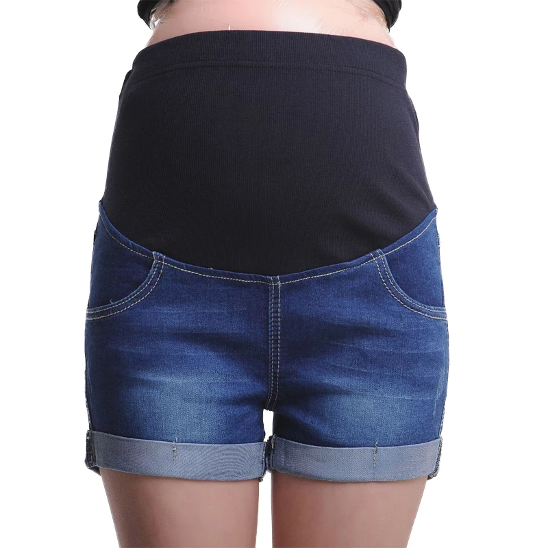 Summer Maternity Shorts Pregnant Denim Jean Mommy Clothing Pregnancy Jeans Shorts Maternity Clothes