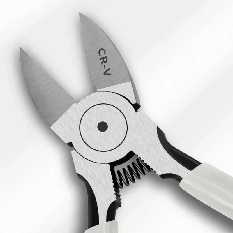 6 Inch Cr-V Mini Electronic Wire Stripping Pliers Diagonal Pliers Side Cutter Plastic Cable Nipper DIY Repair Tools