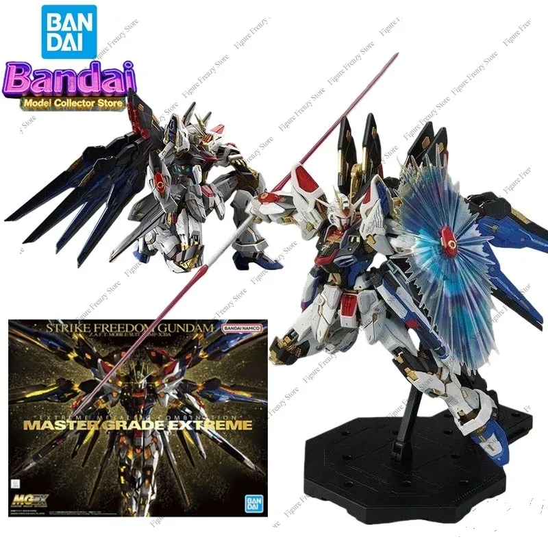Special Offer for Bandai MGEX Strike Freedom Gundam Action Figures for Zgmf-X20A Mobile Suit Anime Toys Assembled Model Kit