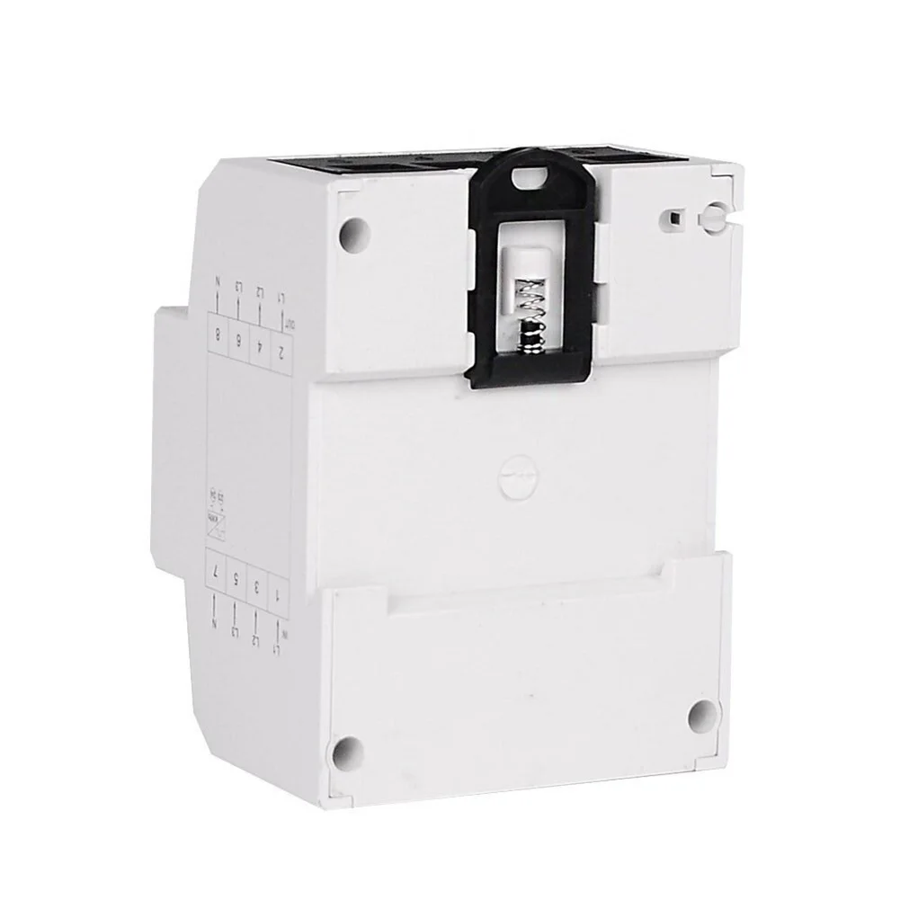 Din Rail 3 Phase 4 Wire Energy Meter AC 380V 100A 50/60Hz Power Consumption Monitor LCD Backlight Wattmeter Electric Meter