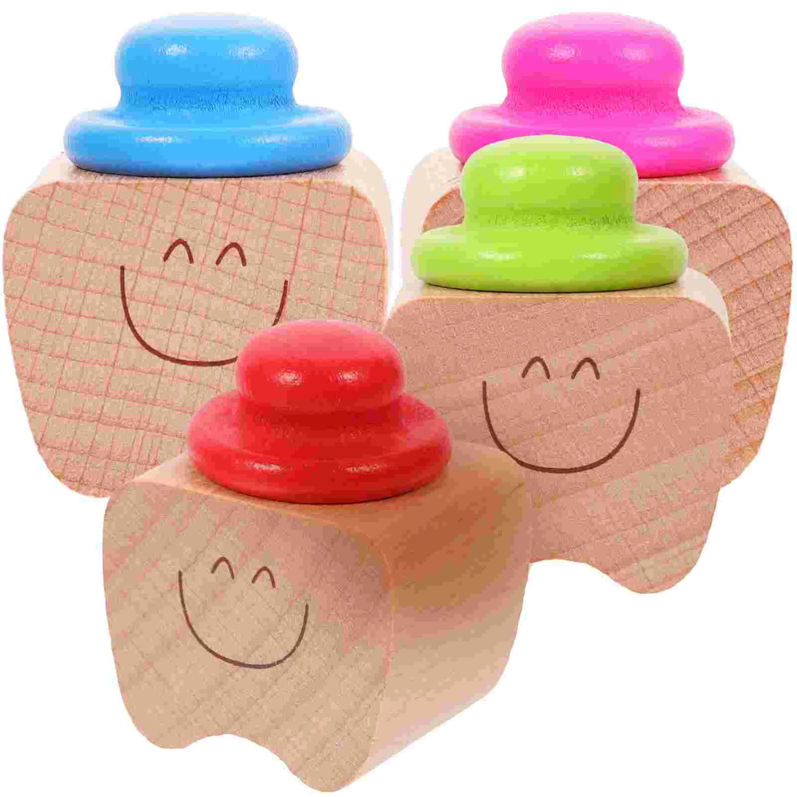 

4 Pcs Tooth Children' Kids Pillow First Teeth Container Baby Case Newborn Boxes