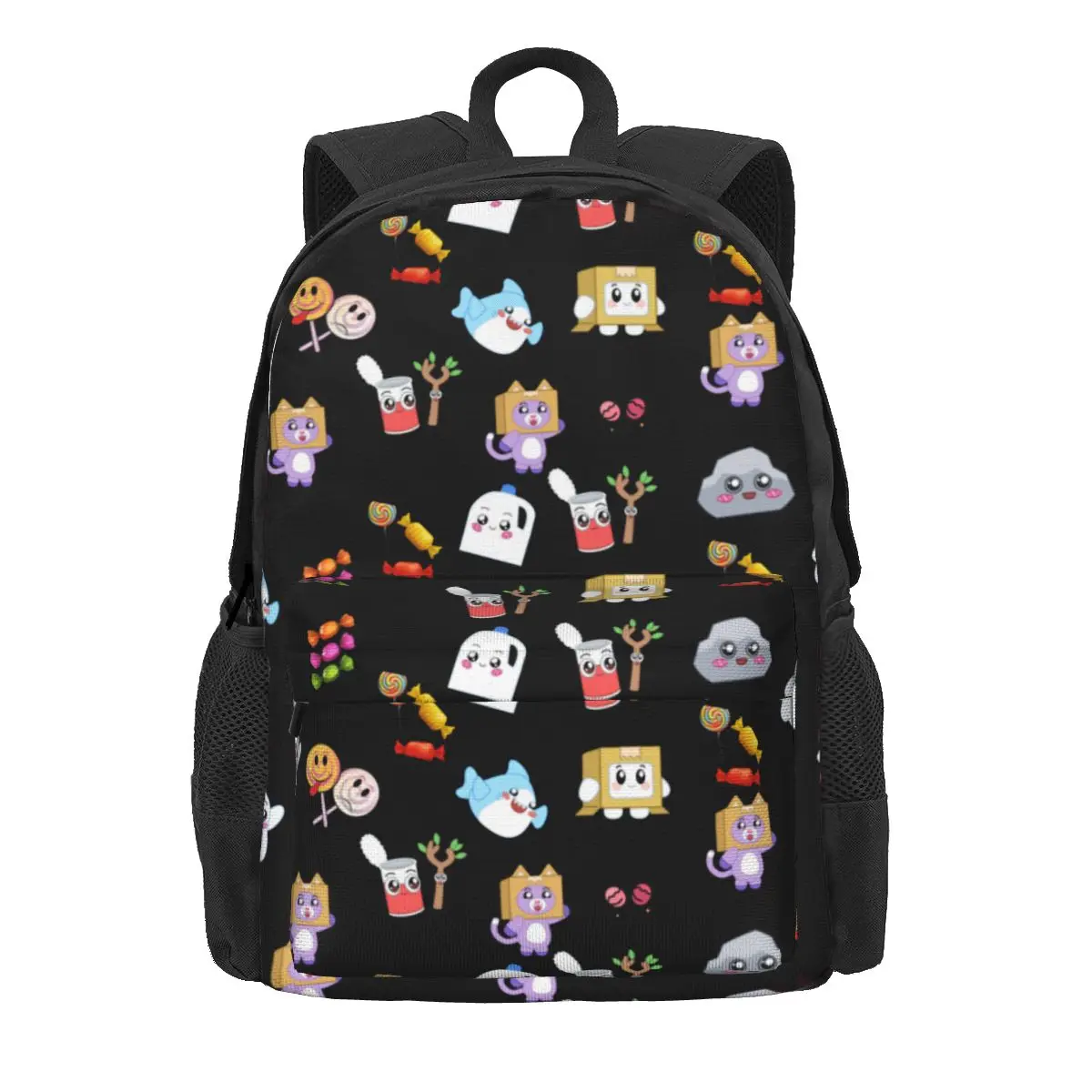 

Cute Rocky Lankybox Lanky Box Women Backpack Fashion Student School Bag Rucksack Boys Girls Large Capacity Travel Shoulder Bag