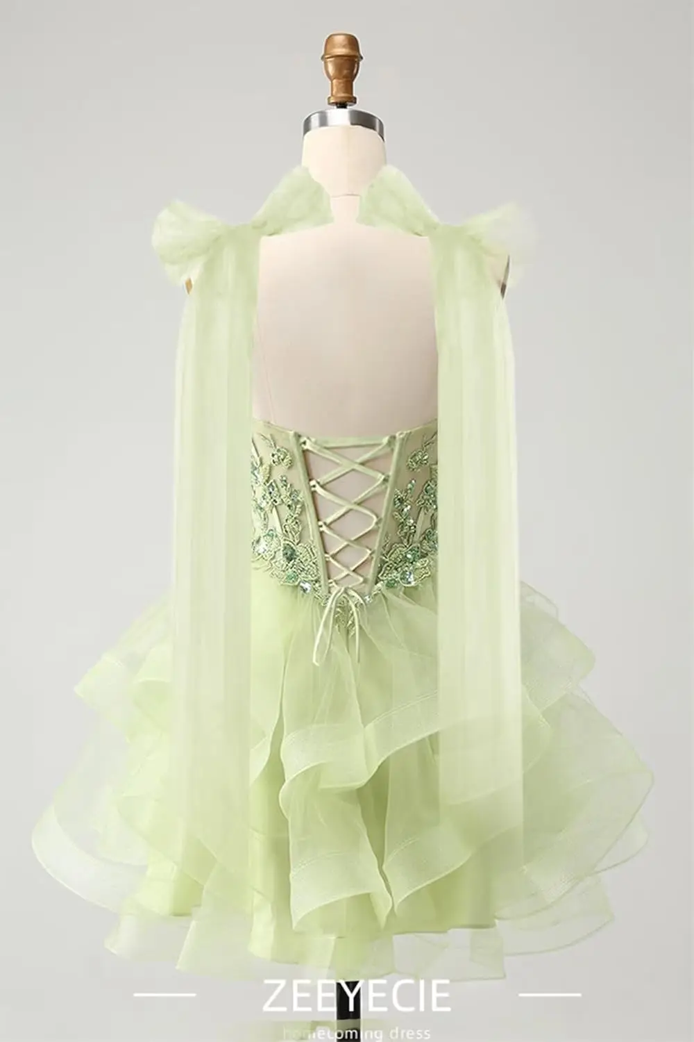 فساتين حفلات العودة للوطن من التل المتدرج، فستان قصير مزين بالدانتيل اللامع، فستان حفلة موسيقية للمراهقين، فستان كوكتيل، فستان التخرج #3