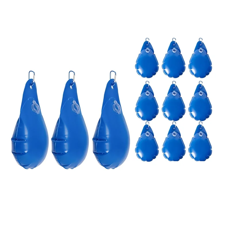 

ABKY-Pool Cover Weights 12 Pack With Hooks, Leakproof Thick PVC Pool Water Bags, Tarp Weights For Above Ground Swimming Pool