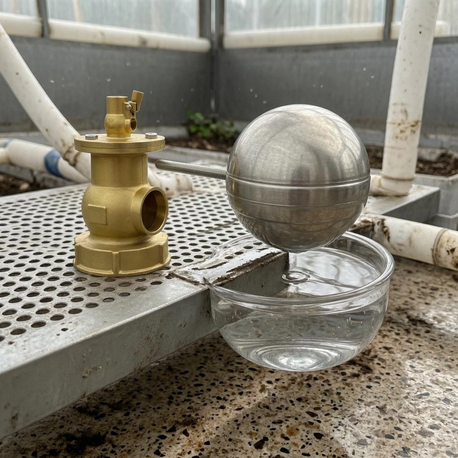 Brass Buoyant Valve Adjustable Arm 90-Degree Buoyant Valve Plumbing Part Easy Adjust