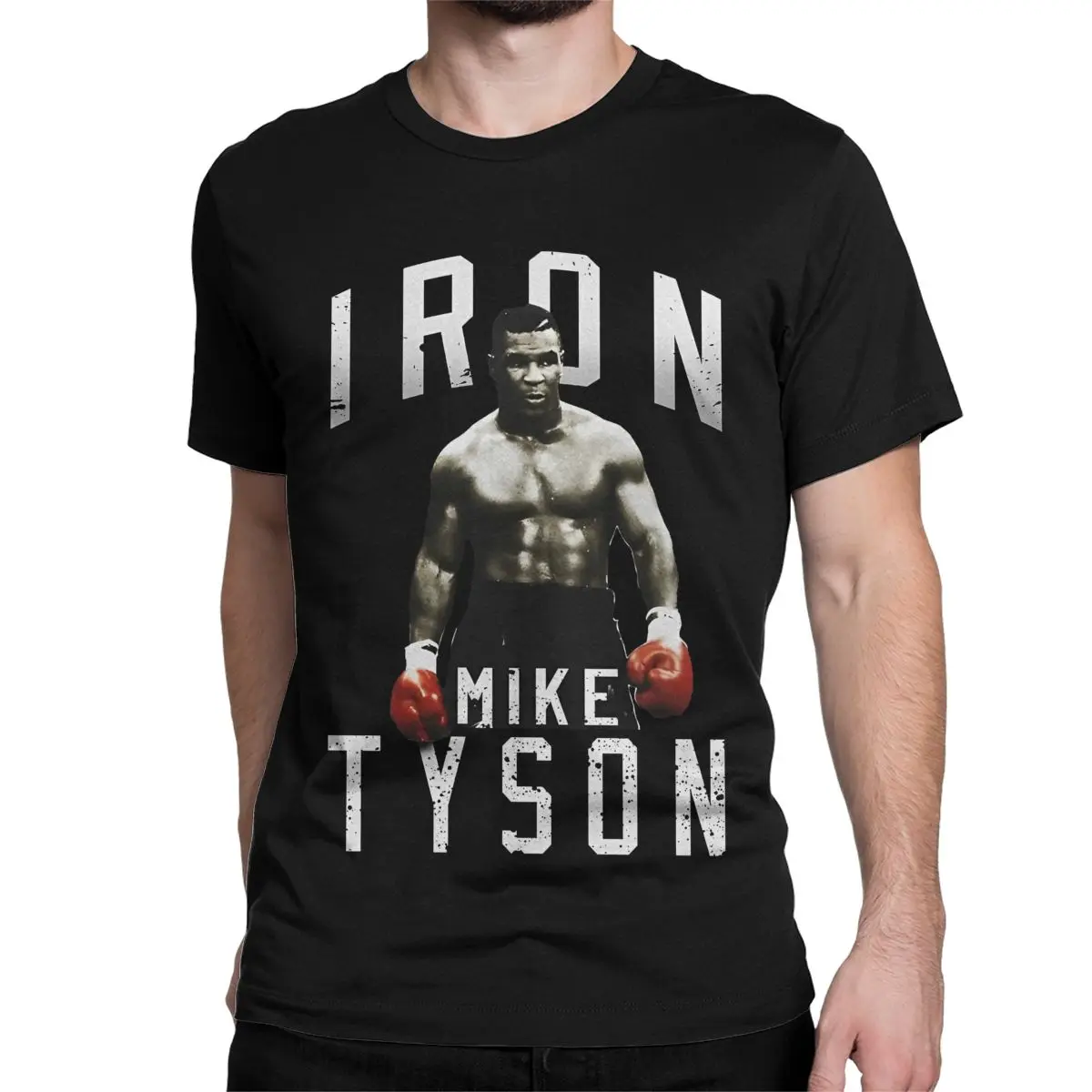 Iron Mike Tyson Boxer T Shirts Men Women 100% Cotton Novelty T-Shirts O Neck Boxing Gym Tee Shirt Short Sleeve Clothing Summer