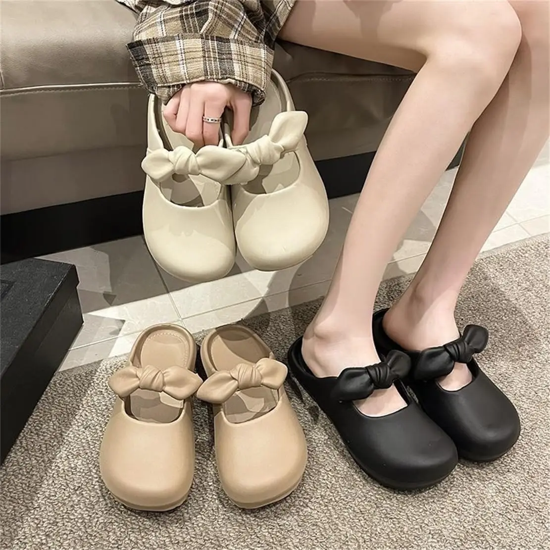 

Women's Slippers Summer Sandals Flipper Sandals Wedge Sandals Sea Beach and Pool Shoes Bow Style Shoes