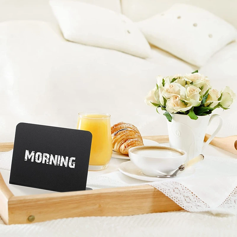 60 шт., 4X3 дюйма, мини-доска для стола, палатка, знак, доска, бирки для буфета, этикетка для еды, Настольная доска, знаки