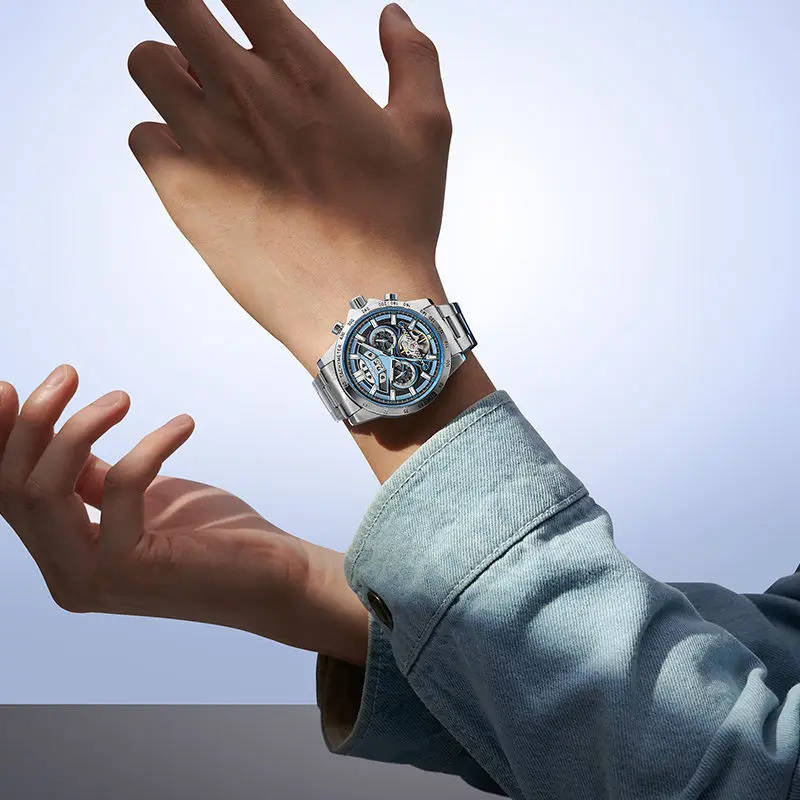 Dickies Mechanical Boy's Watch, Personalized European and American Men's Luminous Watch Waterproof CL-709DS-12JX