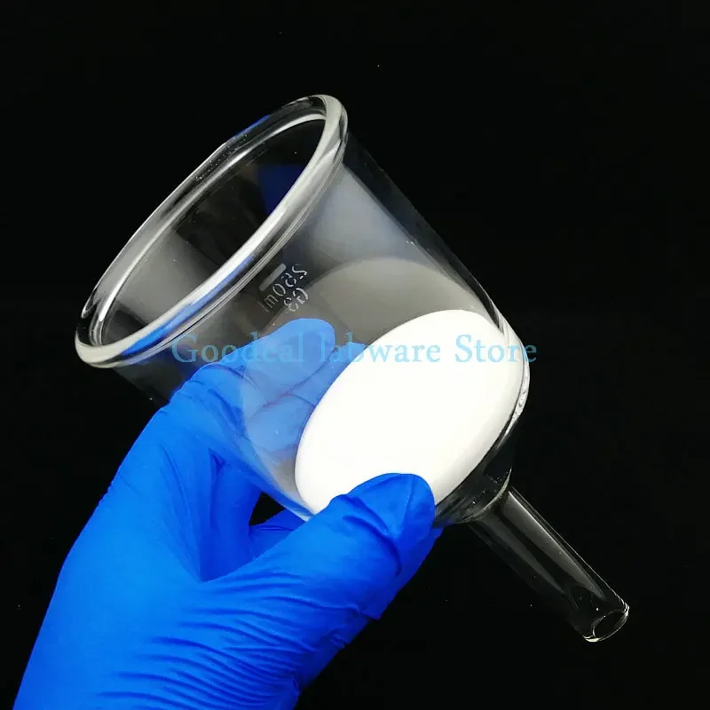 1pcs 30ml-1000ml Filtering Sand Core Funnel Sintered Glass Funnel with G3 Sand Core