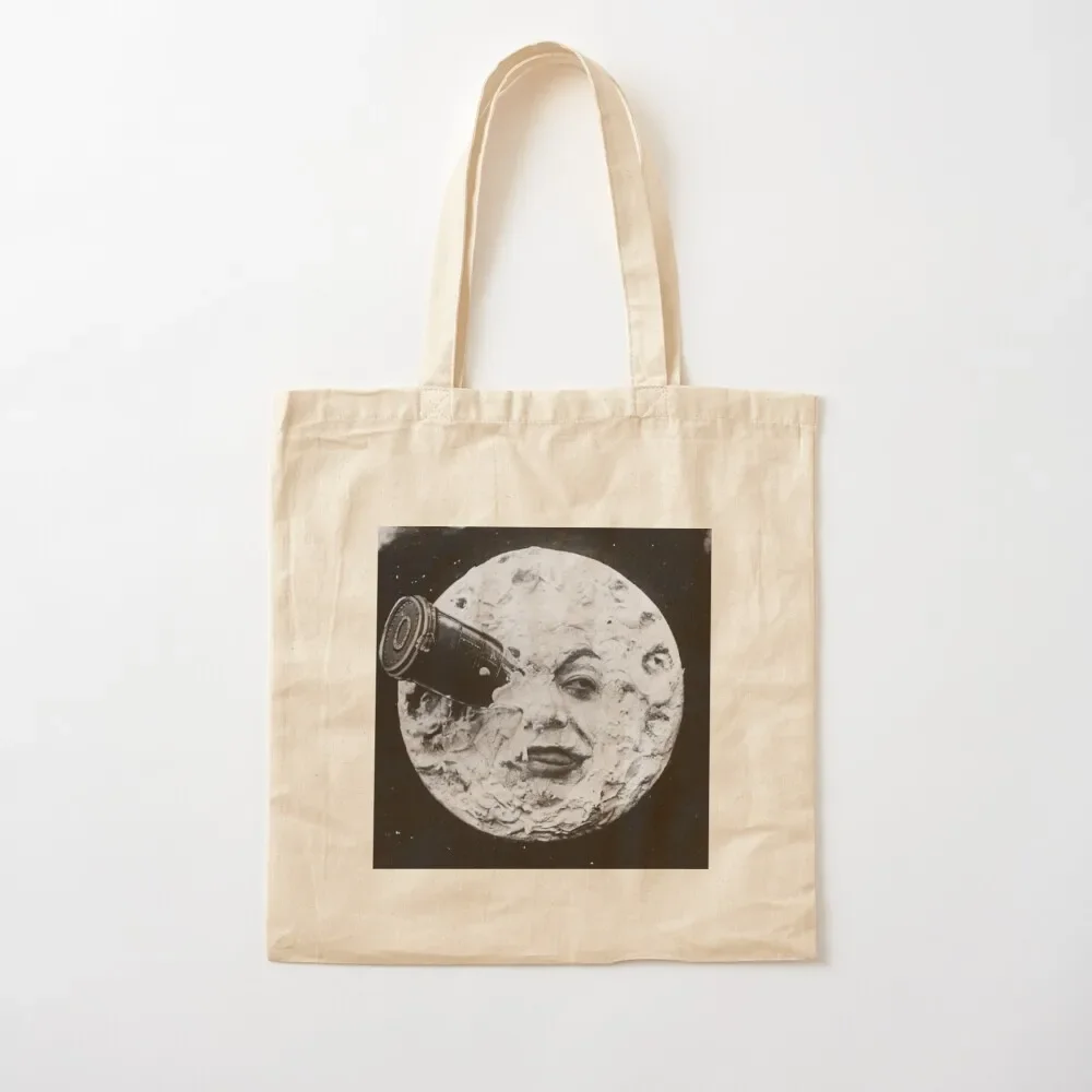 A Trip to the Moon (1902) Tote Bag Handbags women canvas tote bag Tote Bag