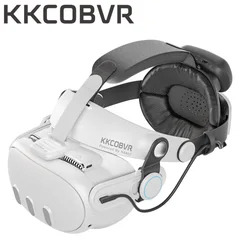 KKCOBVR Q3Pro Halo Elite 10000mAh battery head strap with adjustable facial+K3 Mirror Mist Removal Fan Compatible For Quest 3