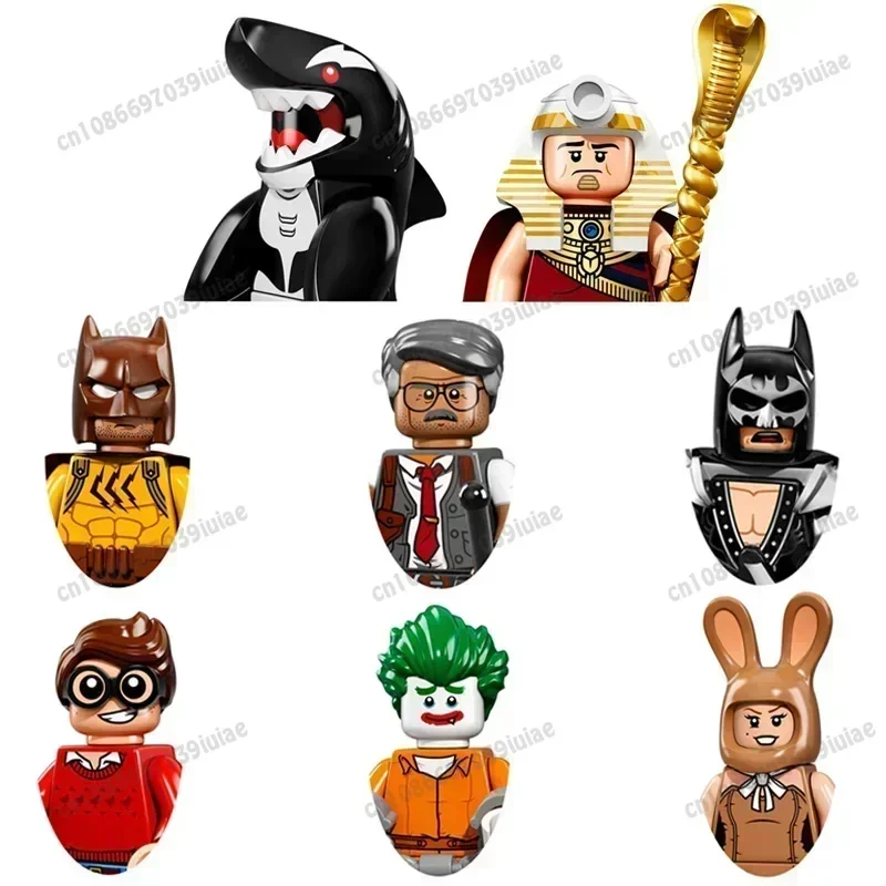 PG8033 Super Hero James Gordon Batman Clown Catman Dick Grayson Cartoon Character building block Boy Birthday Present PG112