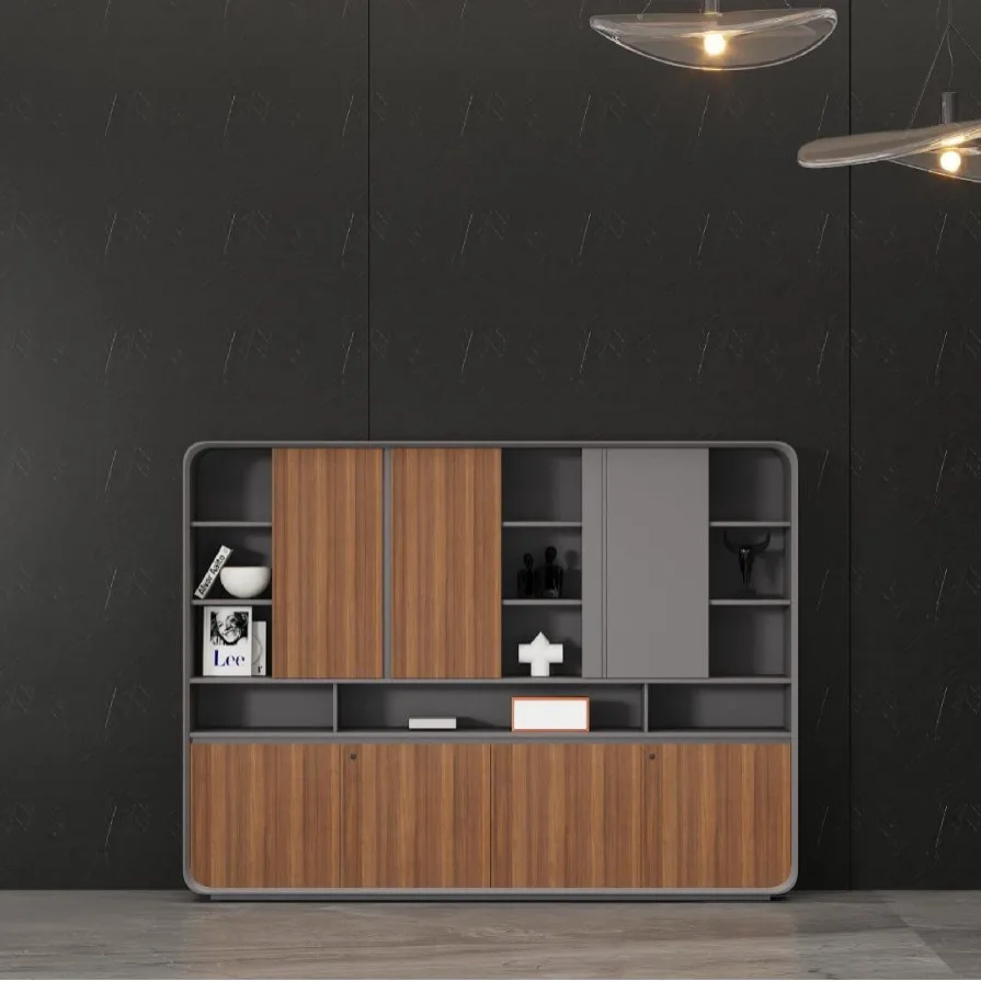 DSA office file cabinet, high-end light luxury boss president desk file cabinet background cabinet