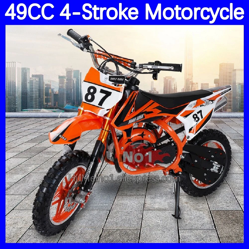 49 CC 4 Stroke Motorbike Toy Plaything Knickknack Play Game ATV OFF-road Gasoline Motorcycle Adult Child Racing MOTO Dirt Bikes