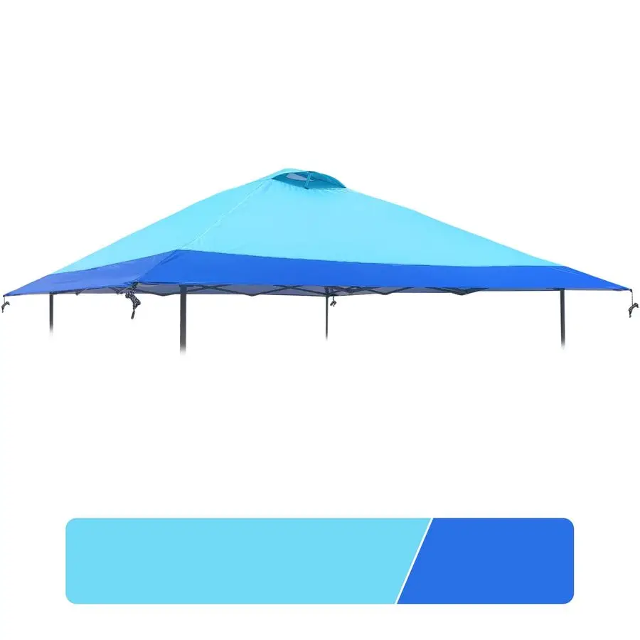 

Canopy Replacement Top with Air Vent Fit for Coleman Oasis 1606532 2156426 2156428, 300D Oxford Waterproof Silver Coated Pop Up