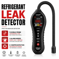 HVAC Refrigerant Leak Detector Freon Sniffer Halogen Gas Tester for Car AC R134a R410A R22 CFC HCFC HFC Leak Checker