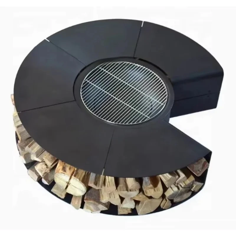 Outdoor Wood Stove Bonfire Fireplace Table for Villa Home & Apartment Real Kitchen Barbecue Stove /Garden Wood Fireplace