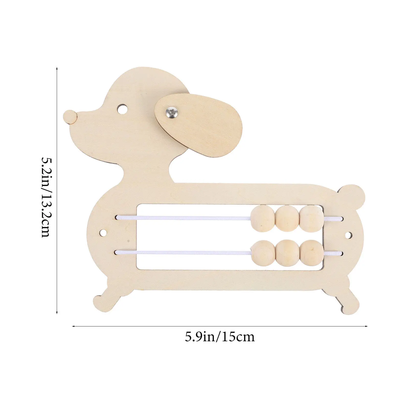 Wooden DIY Calculating Bead Playset for Early Childhood Education Cognitive Development Math Skills Logical Reasoning Preschool