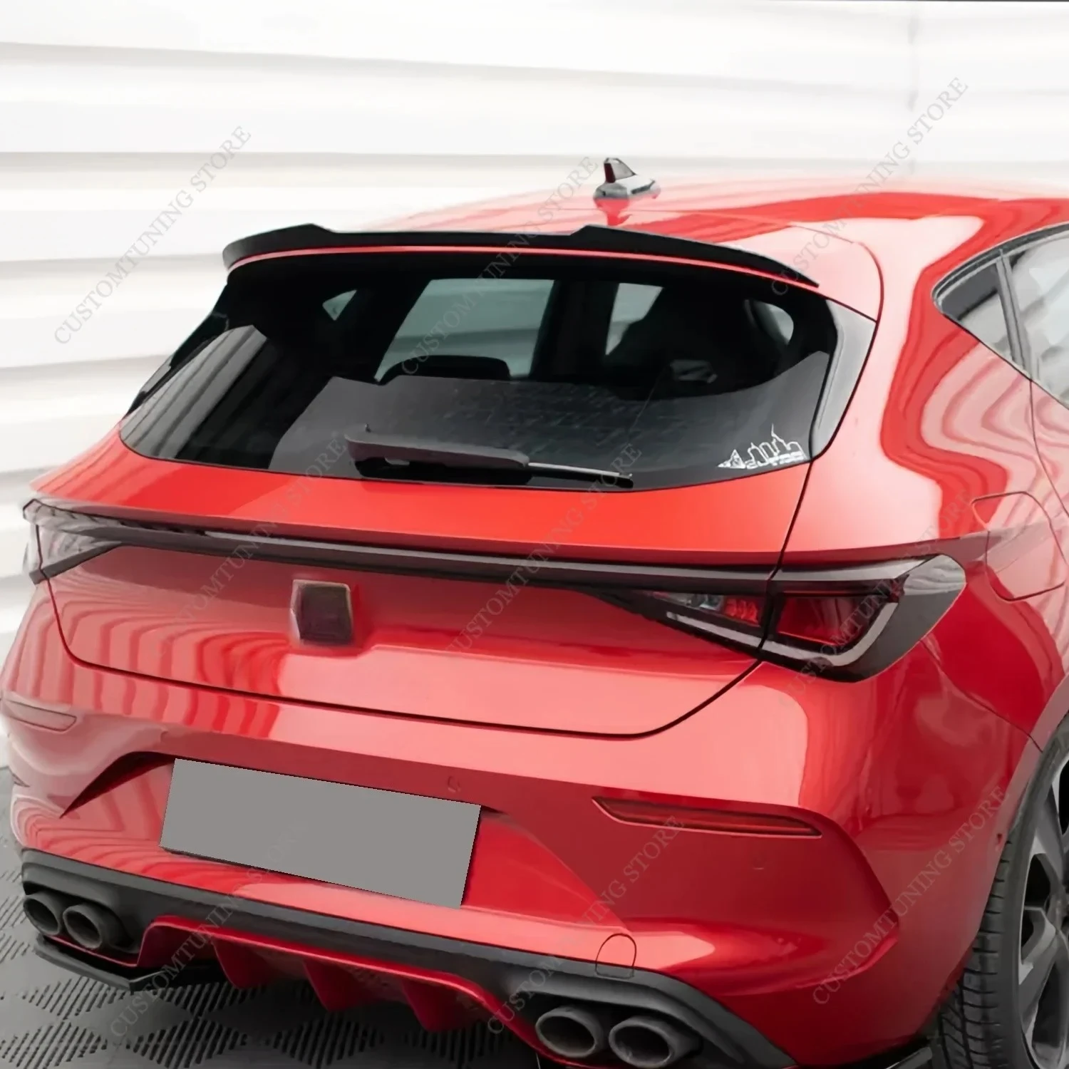 For Seat Cupra Leon Maxton Style Rear Spoiler Caps Wing Leon MK4 Cupra 245/300 4-Door Hatchback 2021-2025 Bodykits Tuning